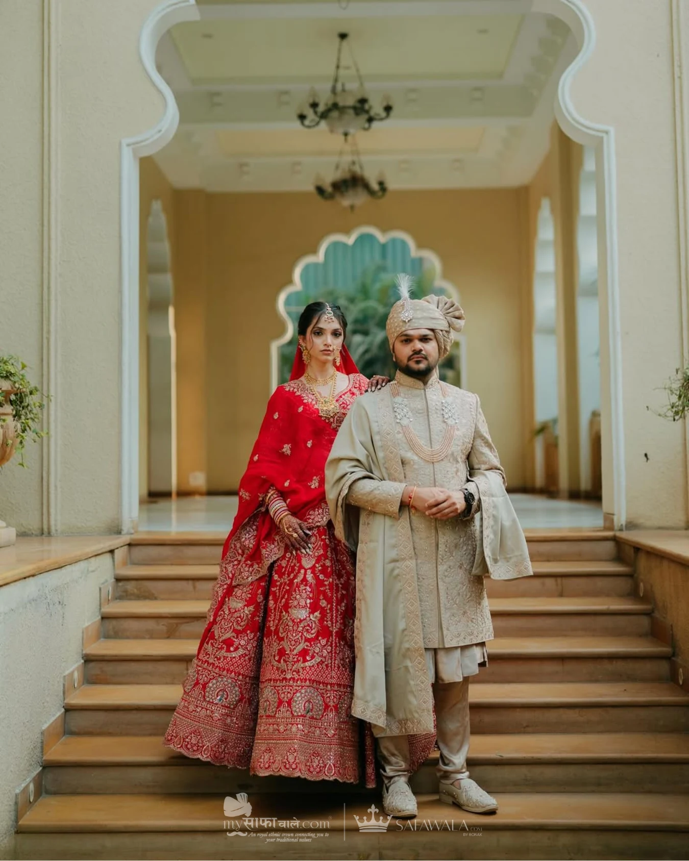 Coordinated ivory wedding pagdis for a formal celebration for Lien Chieu